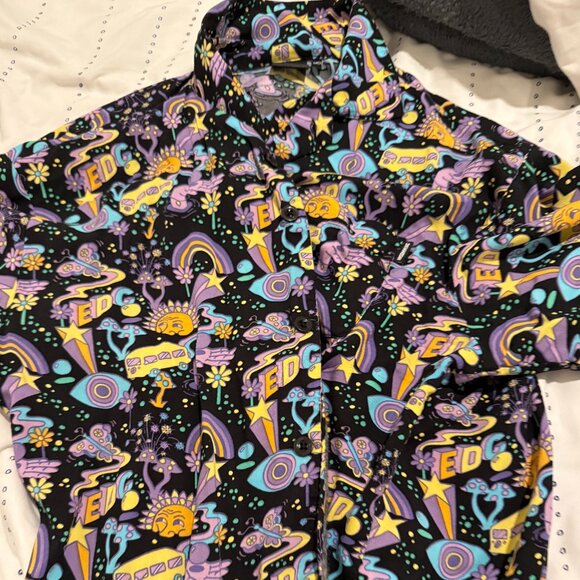 Vintage Insomniac EDC Button-Down Shirt – Men’s Medium - Picture 1 of 3